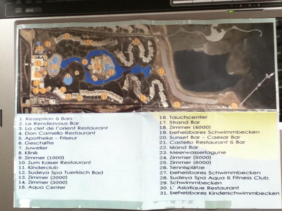 Lageplan der Anlage Pickalbatros Dana Beach Resort - Hurghada