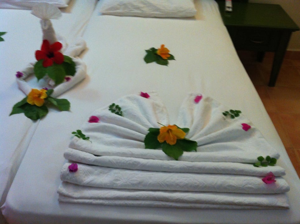 Etwas Trinkgeld und so sieht das Zimmer aus Hotel Gardenia Beach