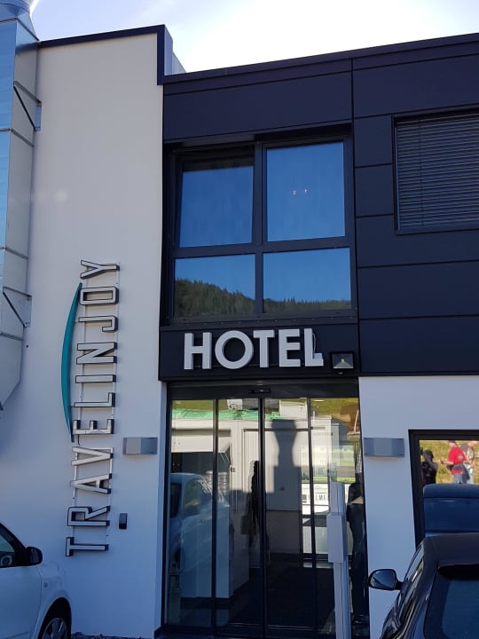 Hoteleingang Travelinjoy Design Hotel