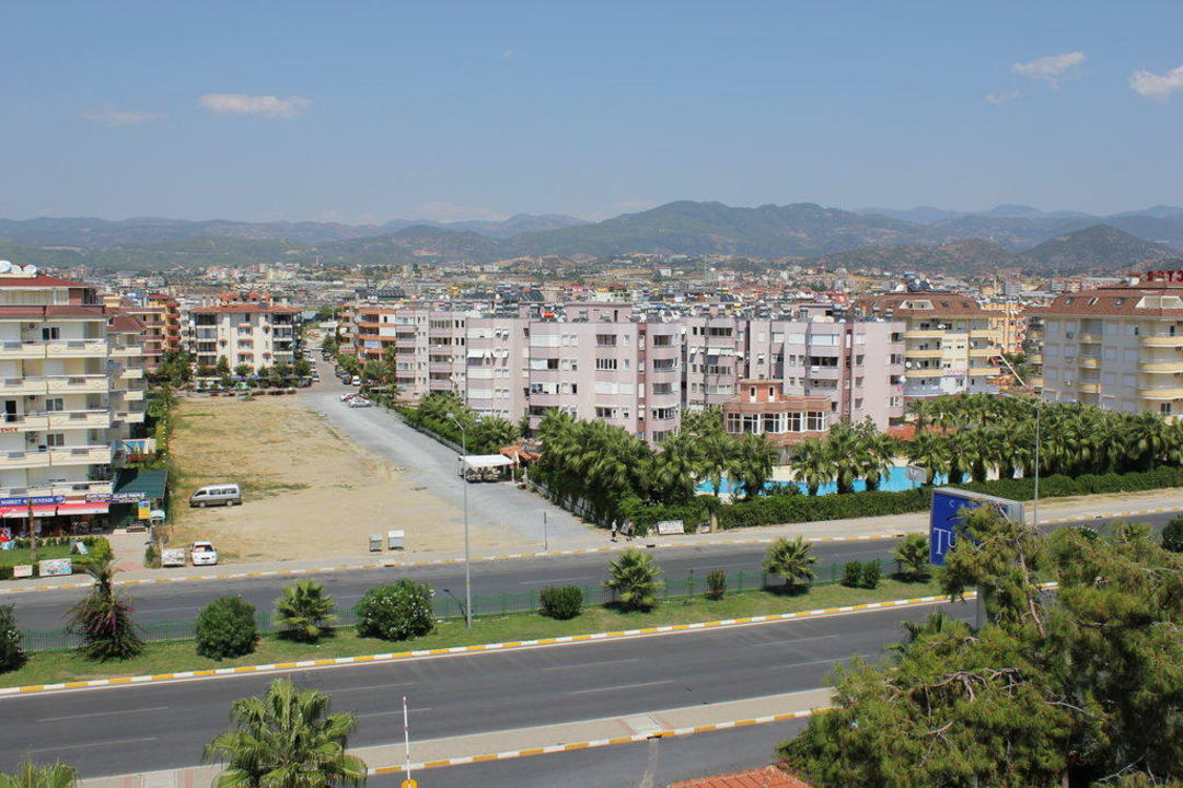 Ausblick vom 6.Stock Club Turtas Beach Hotel