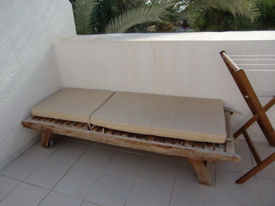 Terrassenliege Superior-Zimmer Hotel El Mouradi Djerba Menzel