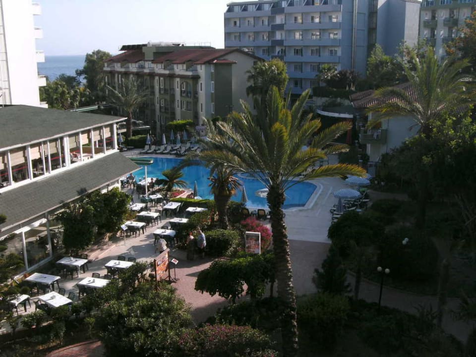 Ausblick vom Zimmer Hotel Gardenia Beach