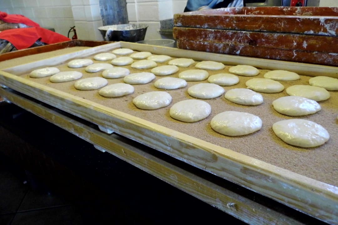 Frühstück im Castello - Ägyptisches Fladenbrot Pickalbatros Dana Beach Resort - Hurghada