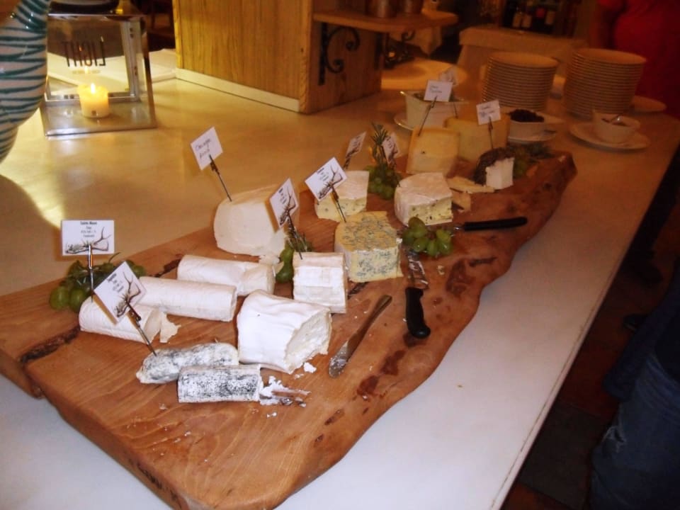 Käseplatte nach Galadinner Hotel DIE SONNE