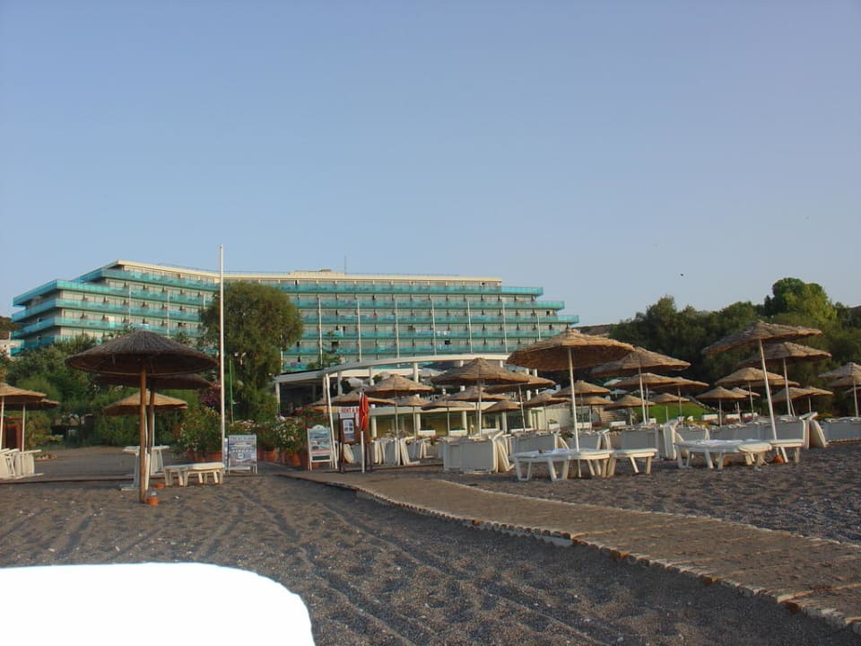 Blick vom Strand Hotel Calypso Beach