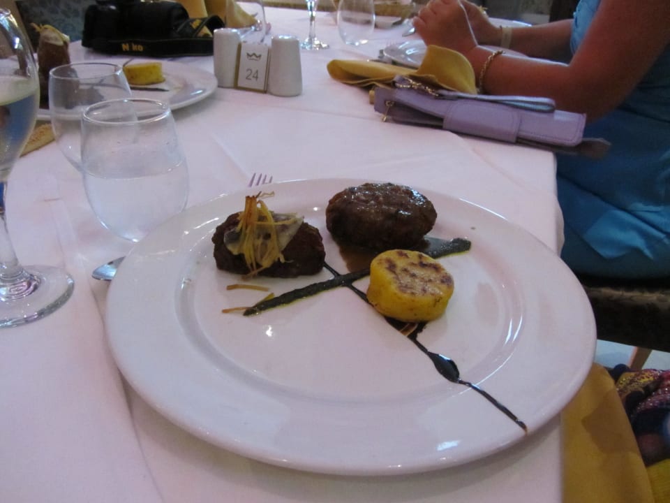 Eine andere Hauptspeise beim Italiener Hotel Riu Palace Bavaro