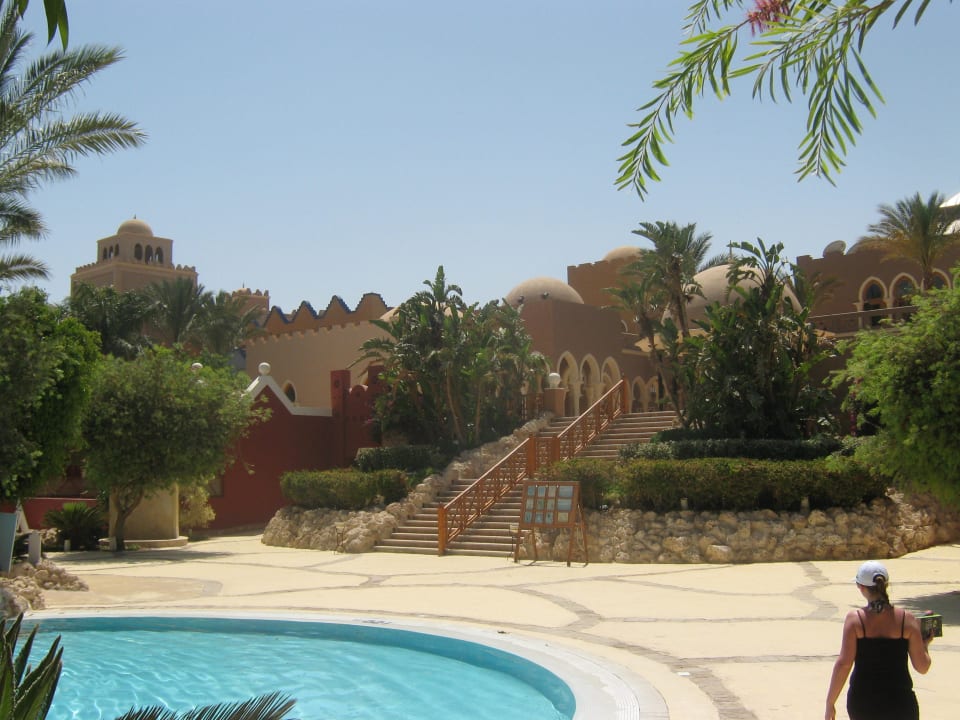 Blick auf Hotelanlage Grand Makadi