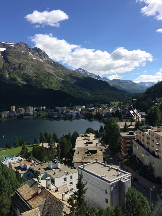 Ausblick Hotel Schweizerhof St. Moritz