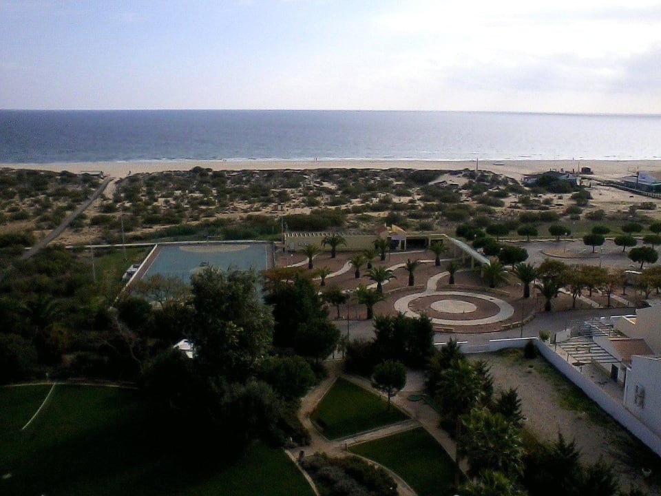 Eurotel Altura Blick vom Balkon geradeaus Ozadi Altura Beach Resort