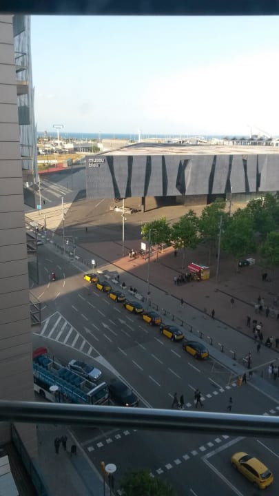 Blick aus dem Fenster Hotel Barcelona Princess