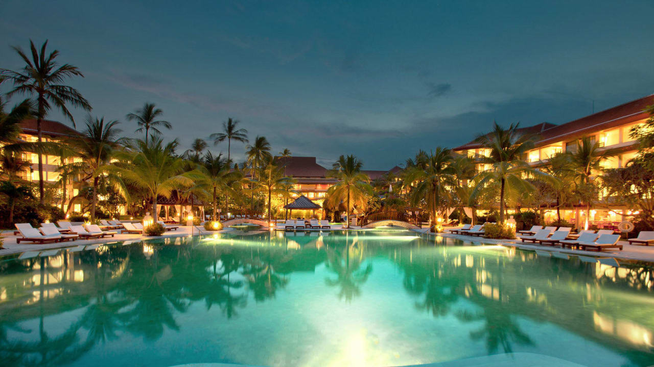 Westin Main Pool at Night The Westin Resort Nusa Dua, Bali