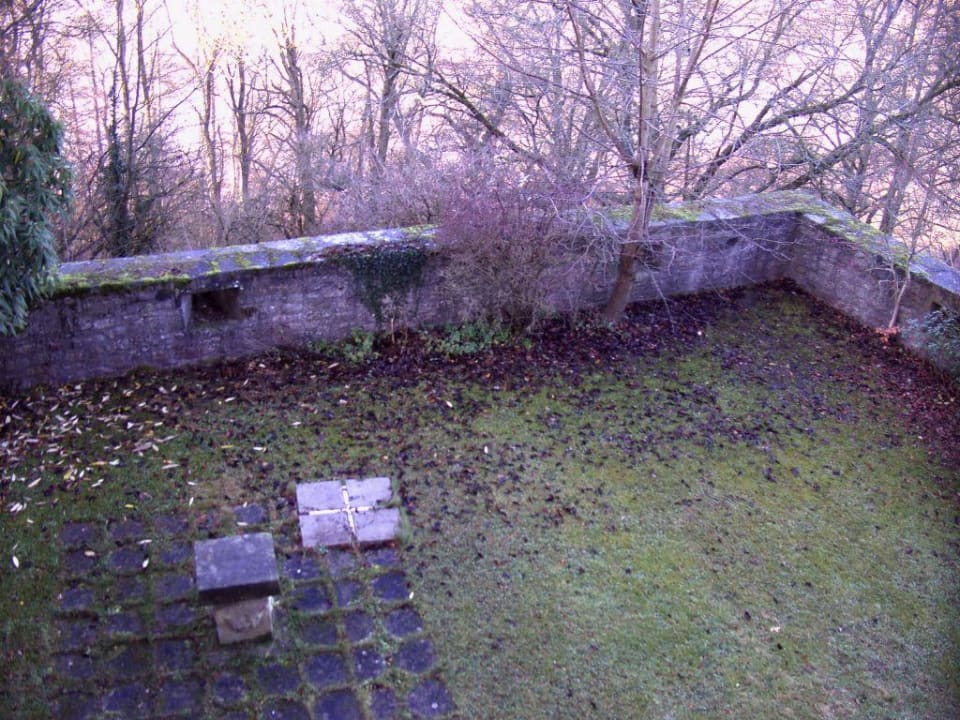 Aussicht vom Bastionsturm-Zimmer Hotel Schloss Waldeck