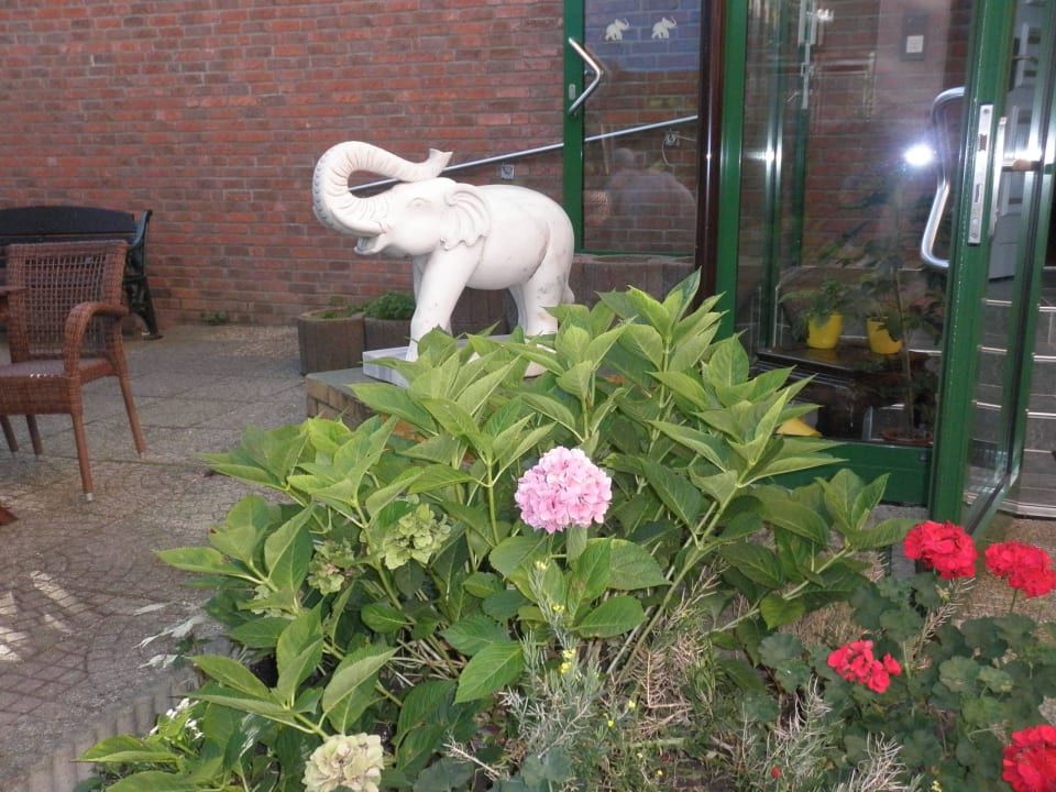 Überalle ist er zu finden - der Elefant Hotel Elefant