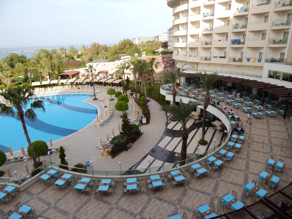 Blick aus Zimmer 217 Saphir Resort & Spa