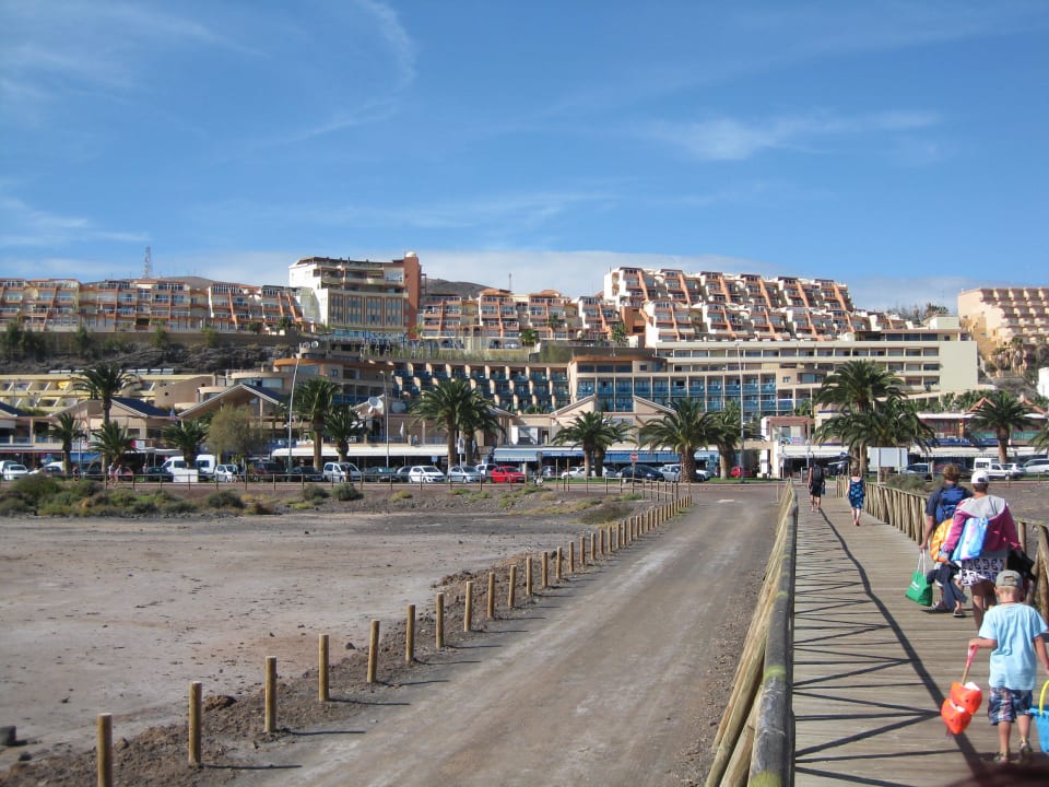 Hotel vom Steg aus MUR Hotel Faro Jandia & Spa Fuerteventura