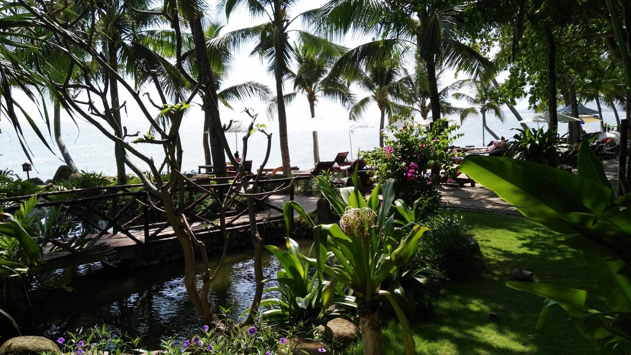 Gartenanlage Hoang Ngoc Beach Resort
