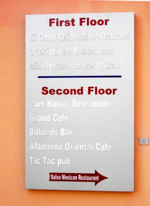 Restaurants und Bar Beach Albatros Resort