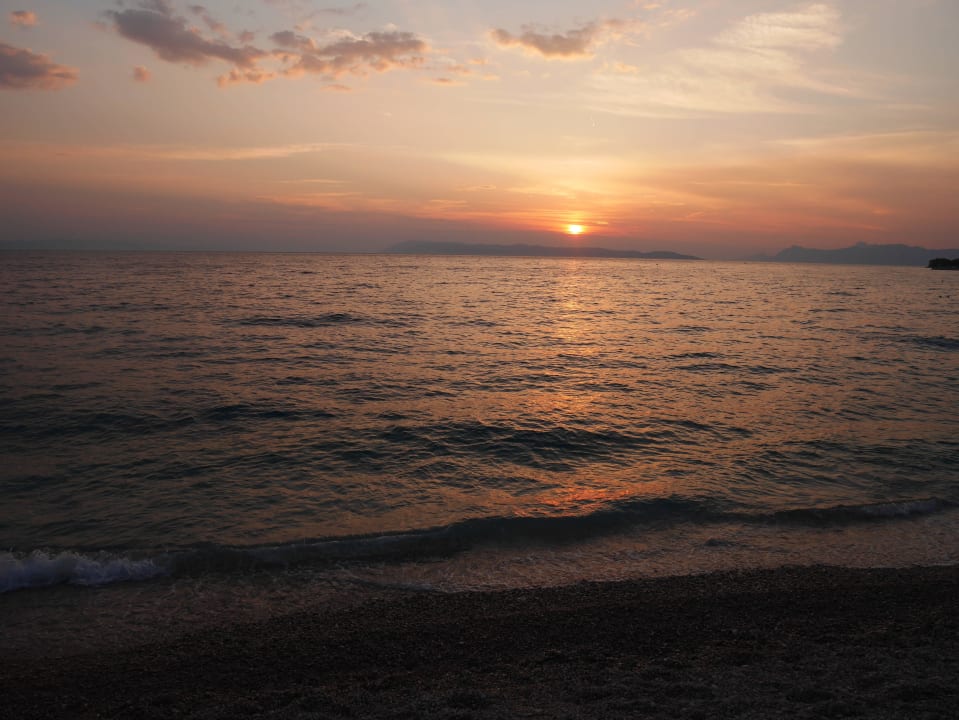 Abendstimmung am Strand Hotel Aurora