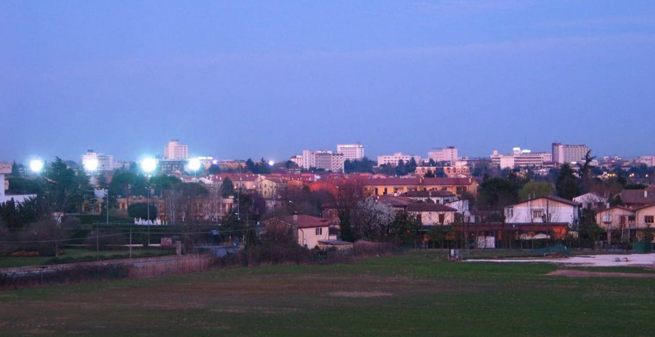 Abano Terme vom Hotel aus gesehen Hotel Terme Leonardo