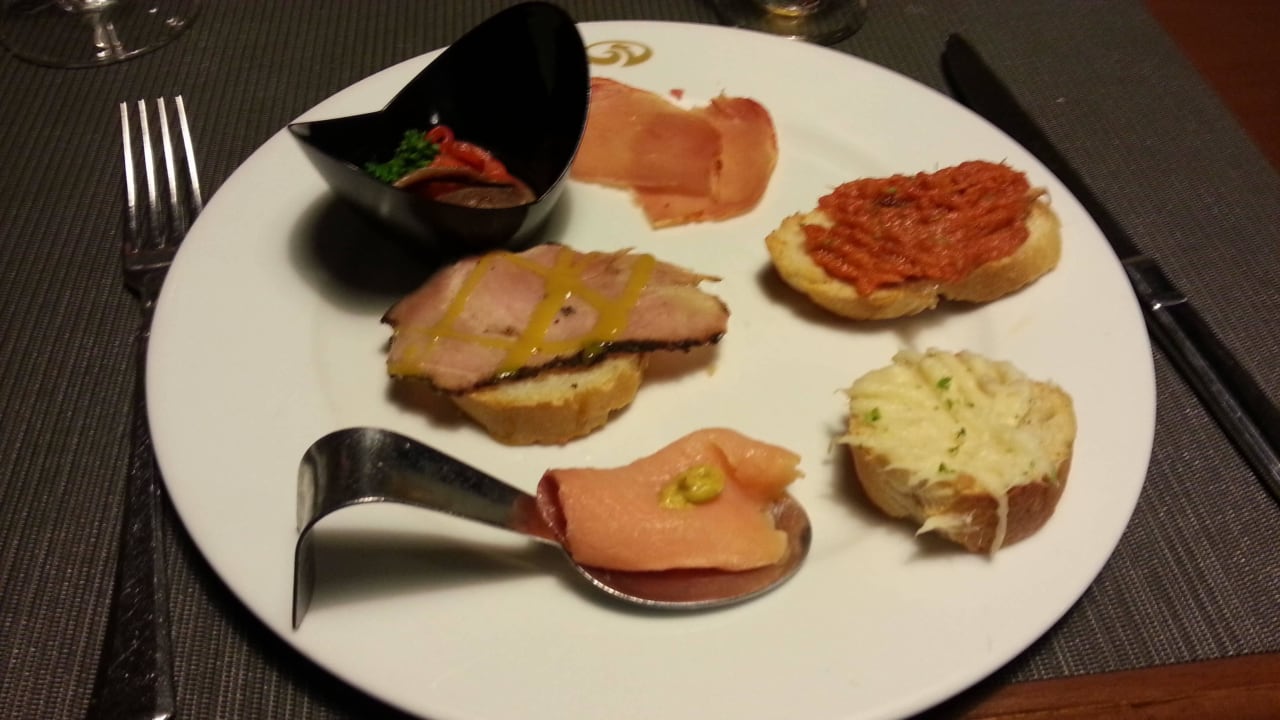 Kleine Tapasauswahl Grand Palladium Select Bávaro Resort & Spa