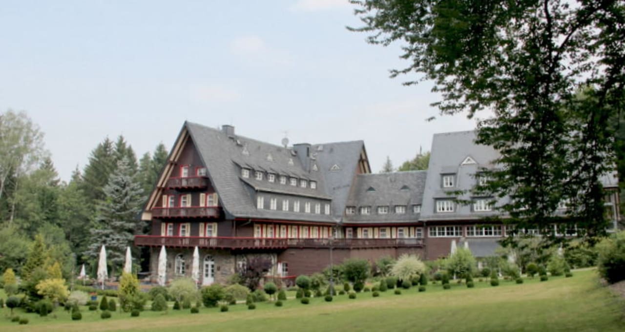 Ansicht von der Rückseite Das Jagdhaus Waldidyll Hotel Bed & Breakfast