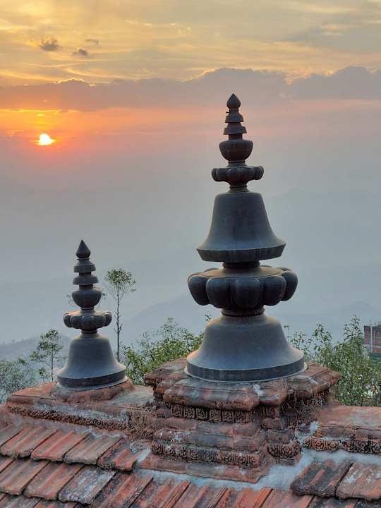 Ausblick The Fort Resort, Nagarkot