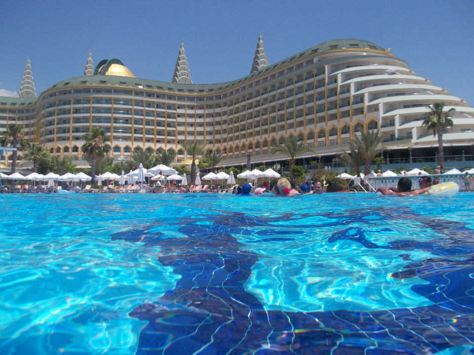 Hotel vom Wasser aus Hotel Delphin Imperial