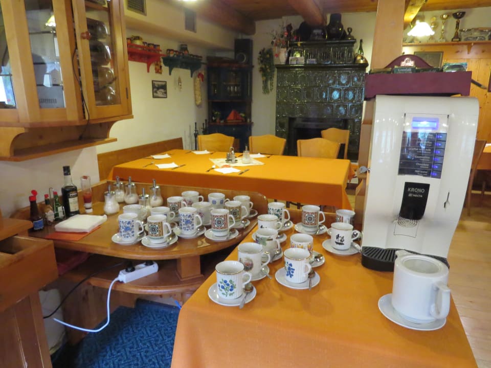 Teil des Frühstücksbuffets Hotel Vysluni