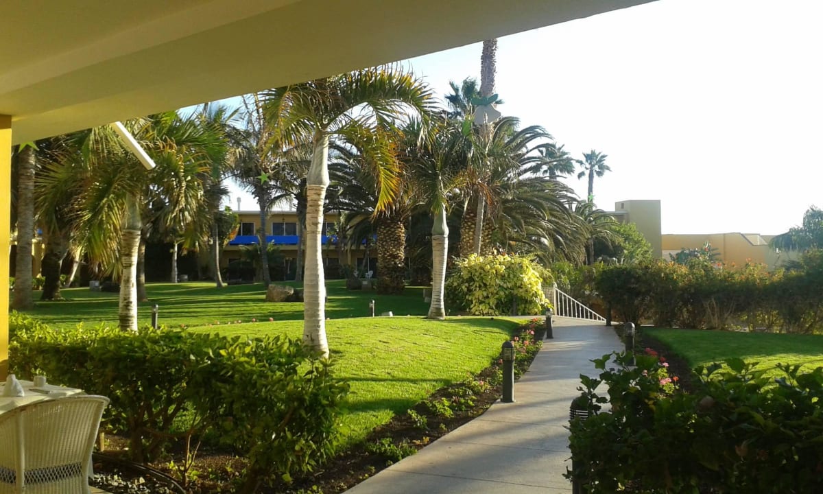 Blick Aus dem Restaurant Club Hotel Drago Park