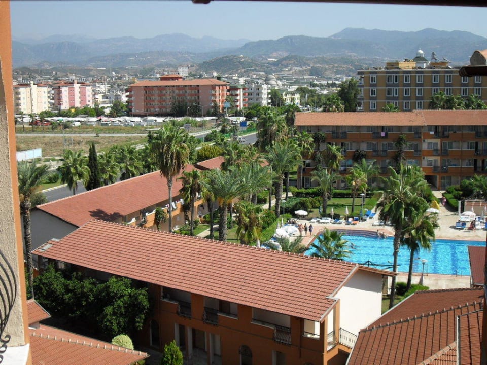 Blick von der 6.Etage Club Turtas Beach Hotel