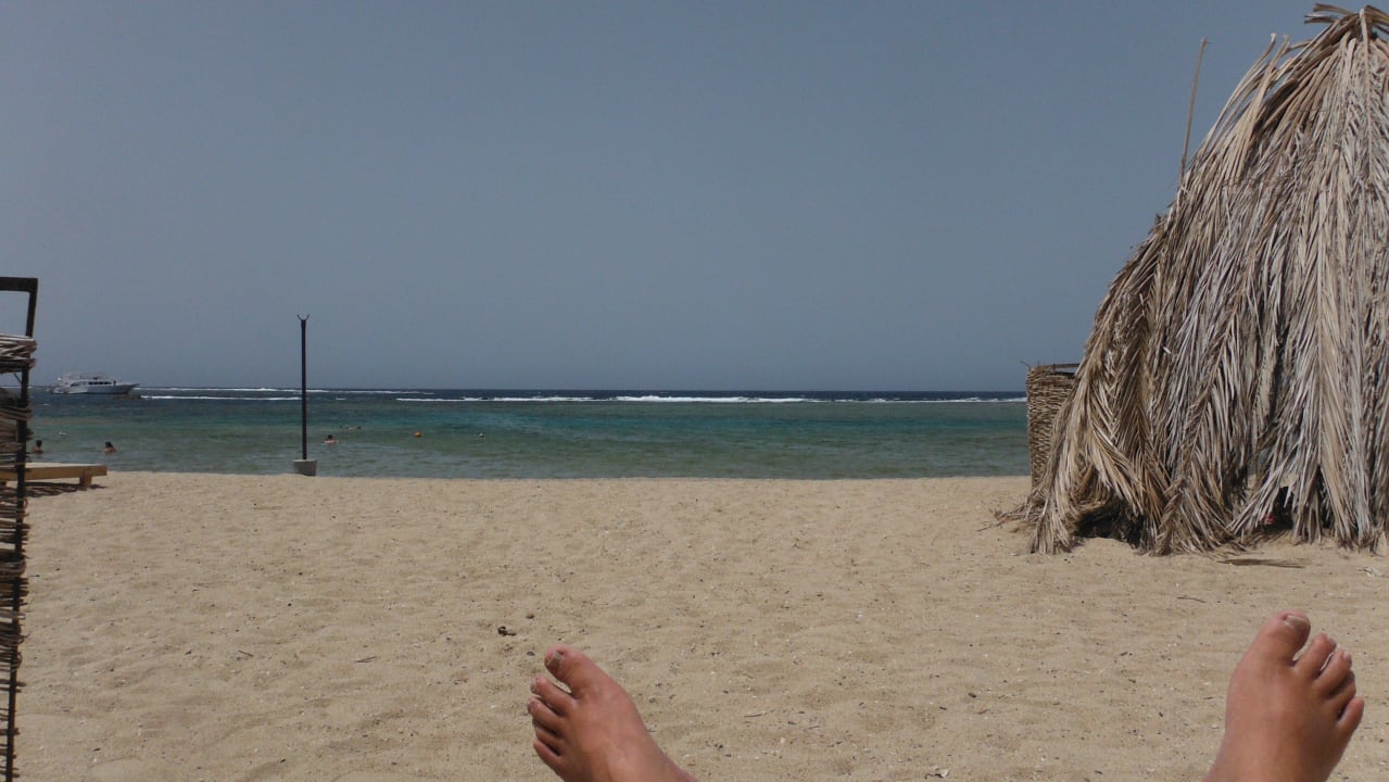 Aussicht von unserem Zelt Utopia Beach Club
