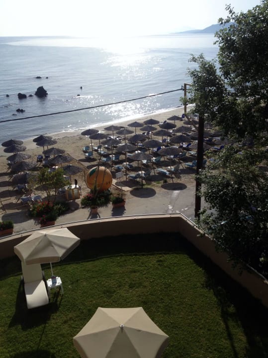 Blick vom Balkon Hotel Corissia Princess