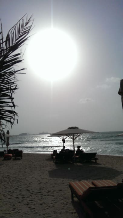 Später Nachmittag am Strand Jumeirah Al Qasr