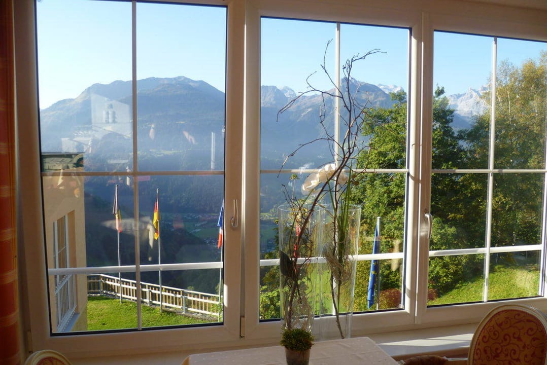 Blick aus dem Restaurant Hotel Fernblick Montafon