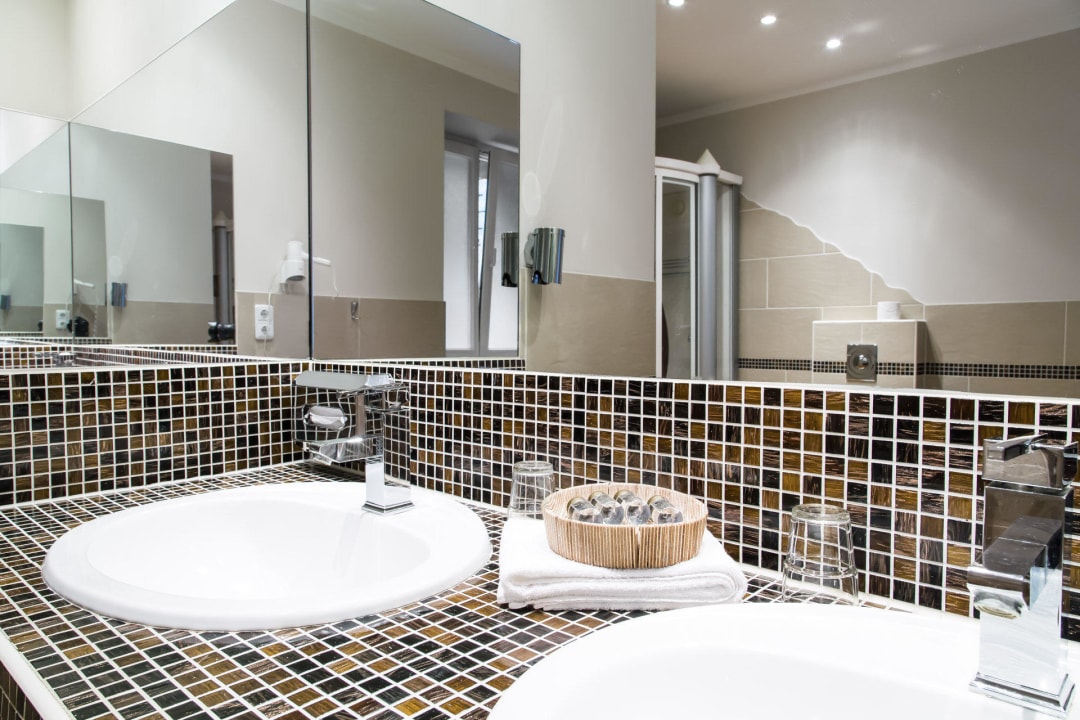 Badezimmer Hotel Residenz Begaswinkel
