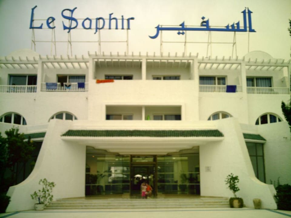 Hoteleingang Hotel Caribbean World Hammamet Village