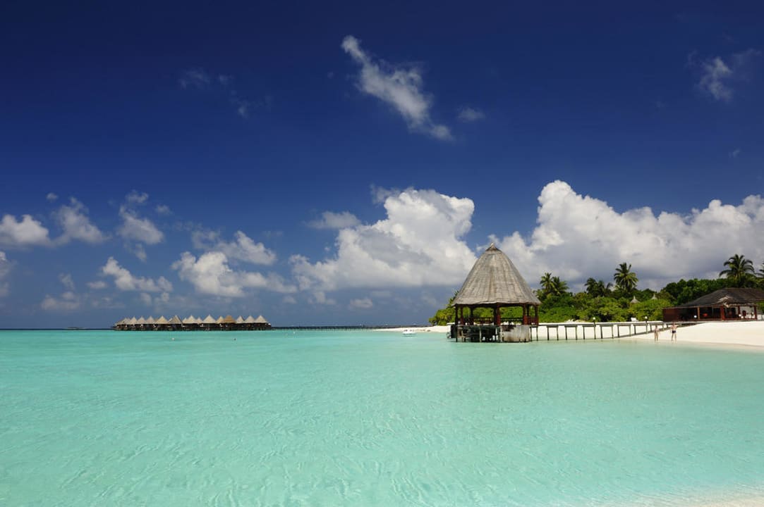 Angaga - Blick auf Lagune Angaga Island Resort