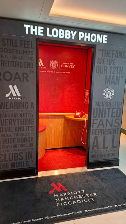 Lobby Manchester Marriott Hotel Piccadilly