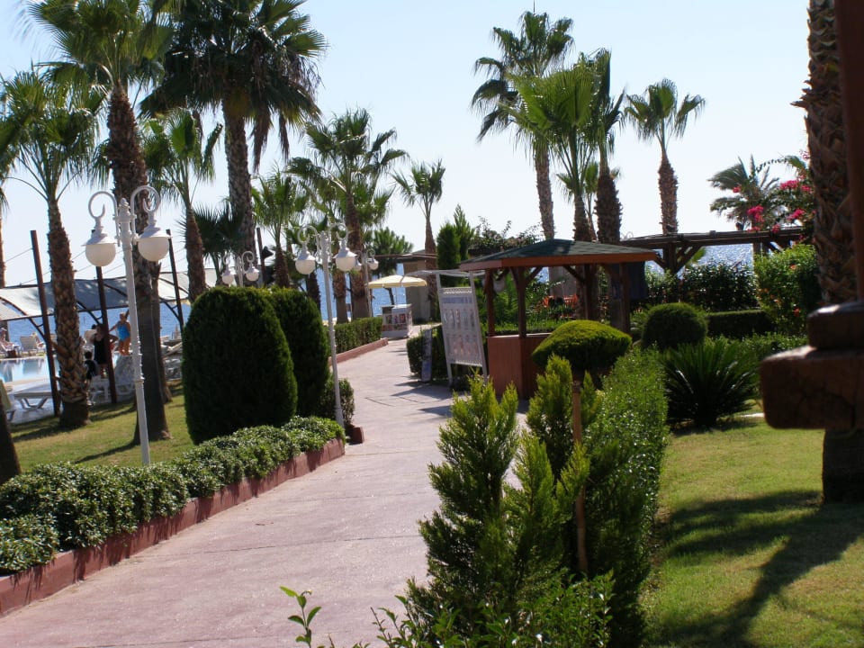 Weg zum Pool u. Strand Oz Hotels Incekum Beach