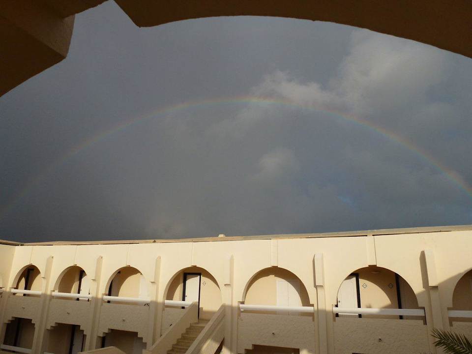 Regenbogen am Morgen vertreibt Kummer und Sorgen Iberostar Waves Mehari Djerba