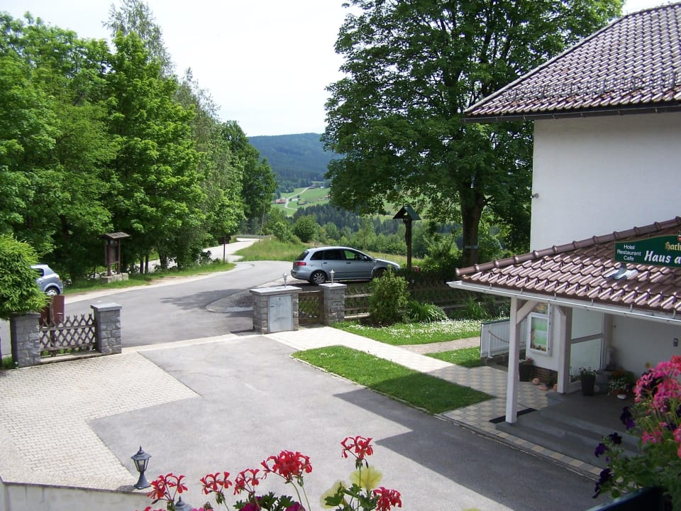 Blick von unserem Balkon Hotel Haus am Berg