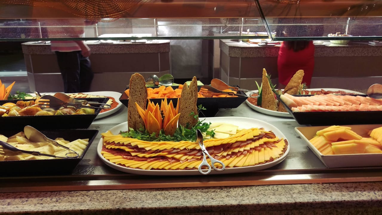 Beim Abendessen. Hotel Riu Playacar