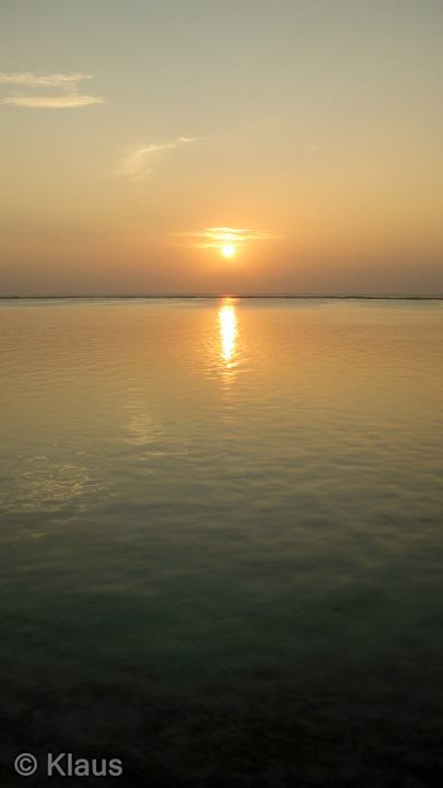 Sonnenuntergang Summer Island Maldives