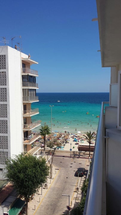 Rechte Aussicht vom 5 Stock Sabina Hotel & Suites