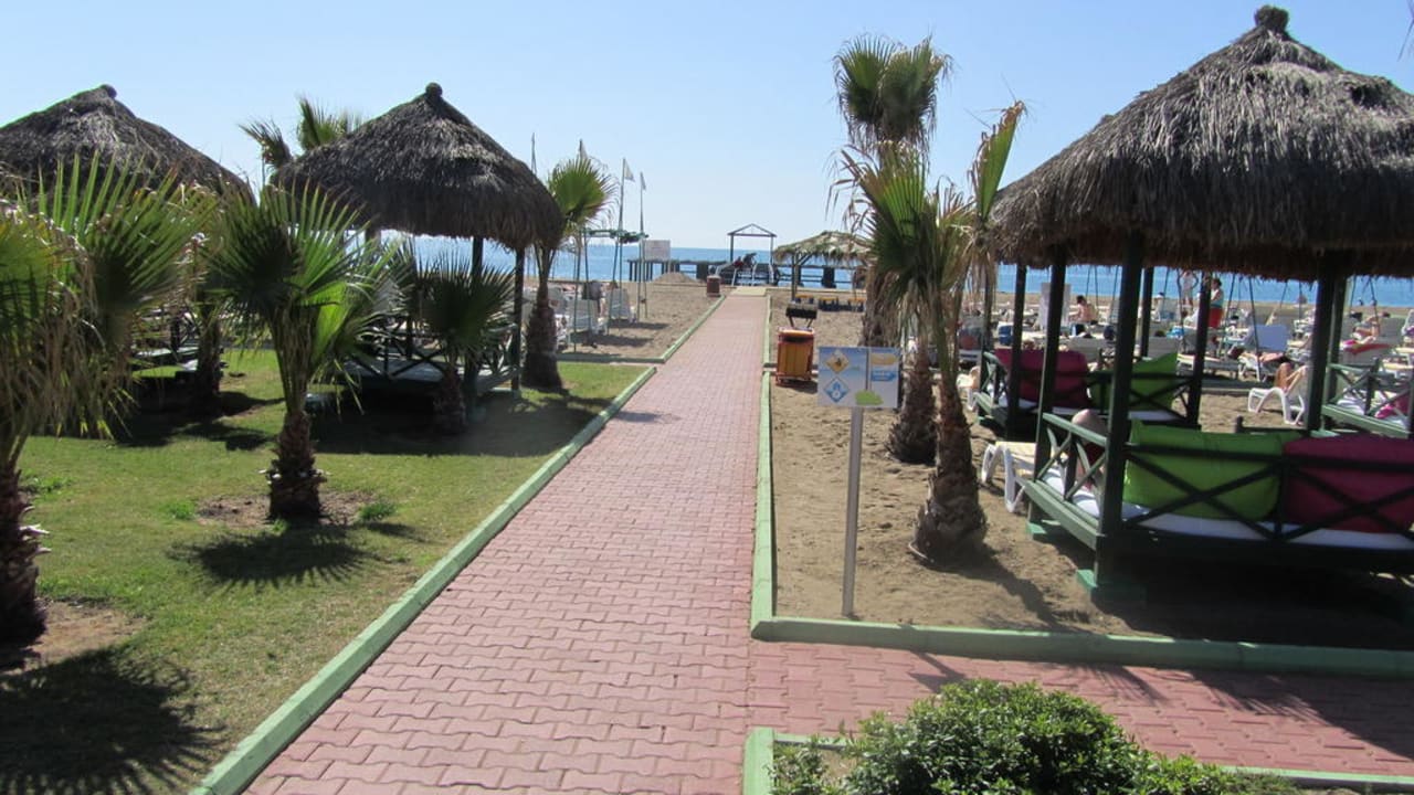 Der Hotelstrand Hotel Delphin Diva