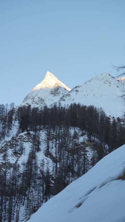 Blick vom Balkon seitlich Hotel Aurora