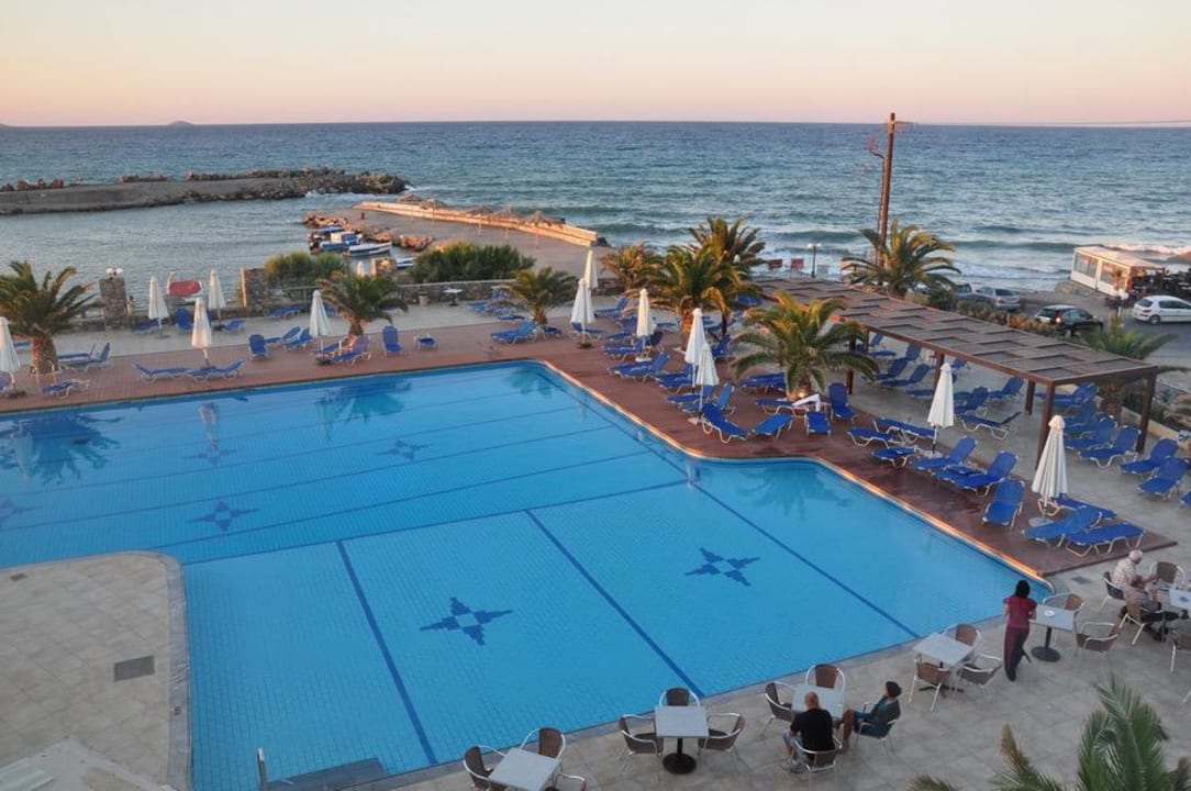 Aussicht von dem Fenster  Hotel Aphrodite Beach Club