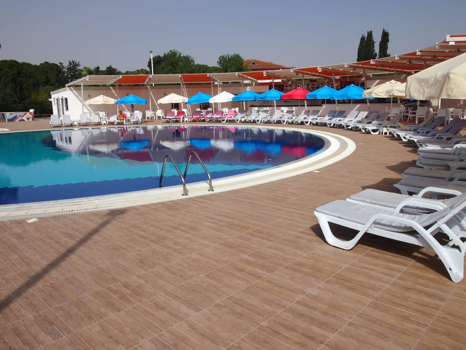Pool mit Bar im Hintergrund Salamis Bay Conti Resort Hotel & Casino