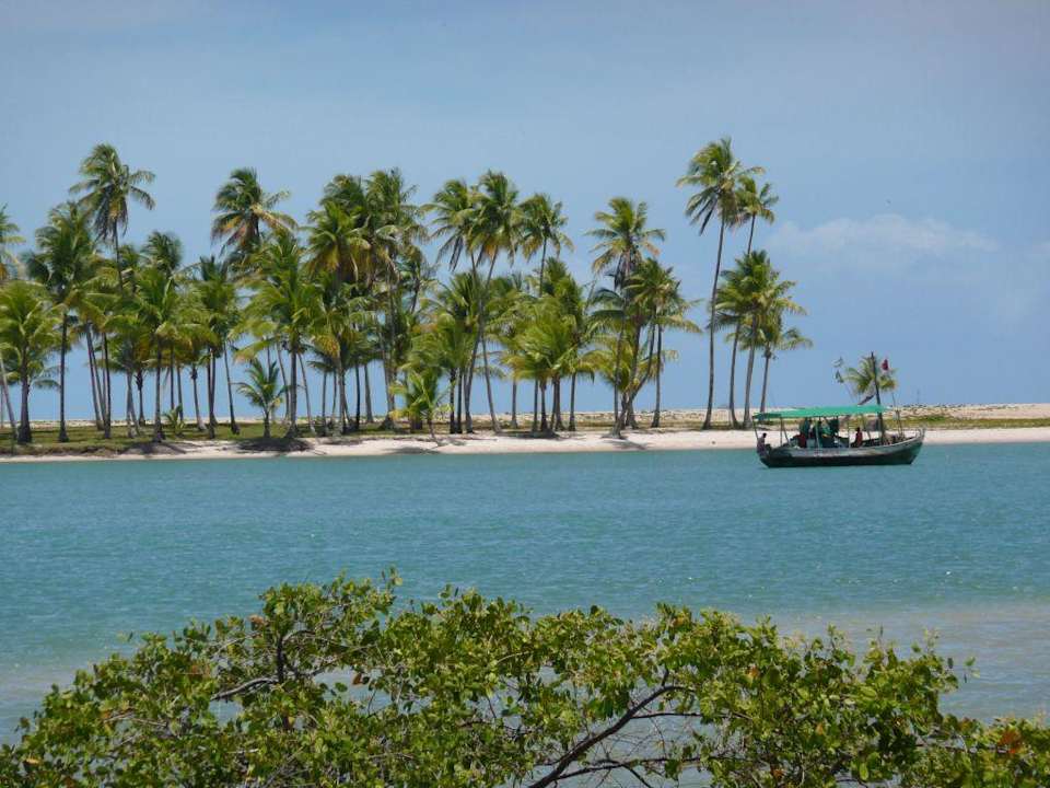Blick von der Pousada Boipeba Paradise Bungalows