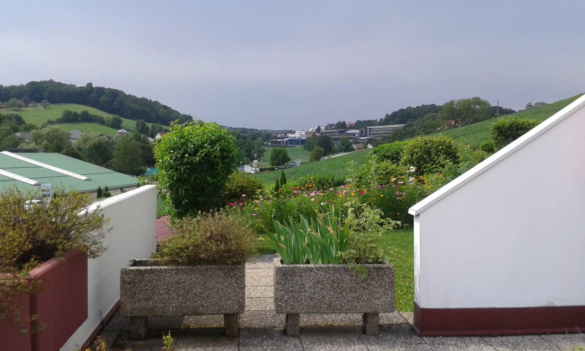 Von der Terrasse Vital Hotel Krainz Loipersdorf